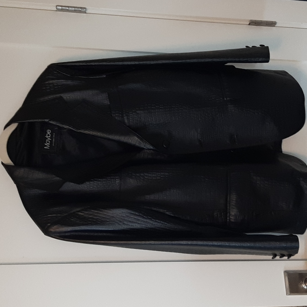 Men's Custom Made Leather Sport Coat